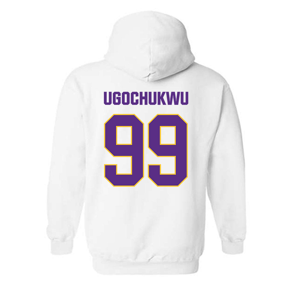 LSU - NCAA Men's Basketball : Divine-Collins Ugochukwu - Classic Shersey Hooded Sweatshirt-1