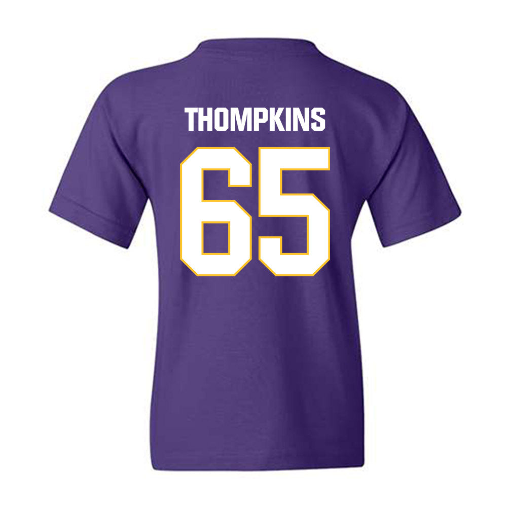 LSU - NCAA Football : Sean Thompkins - Classic Shersey Youth T-Shirt-1