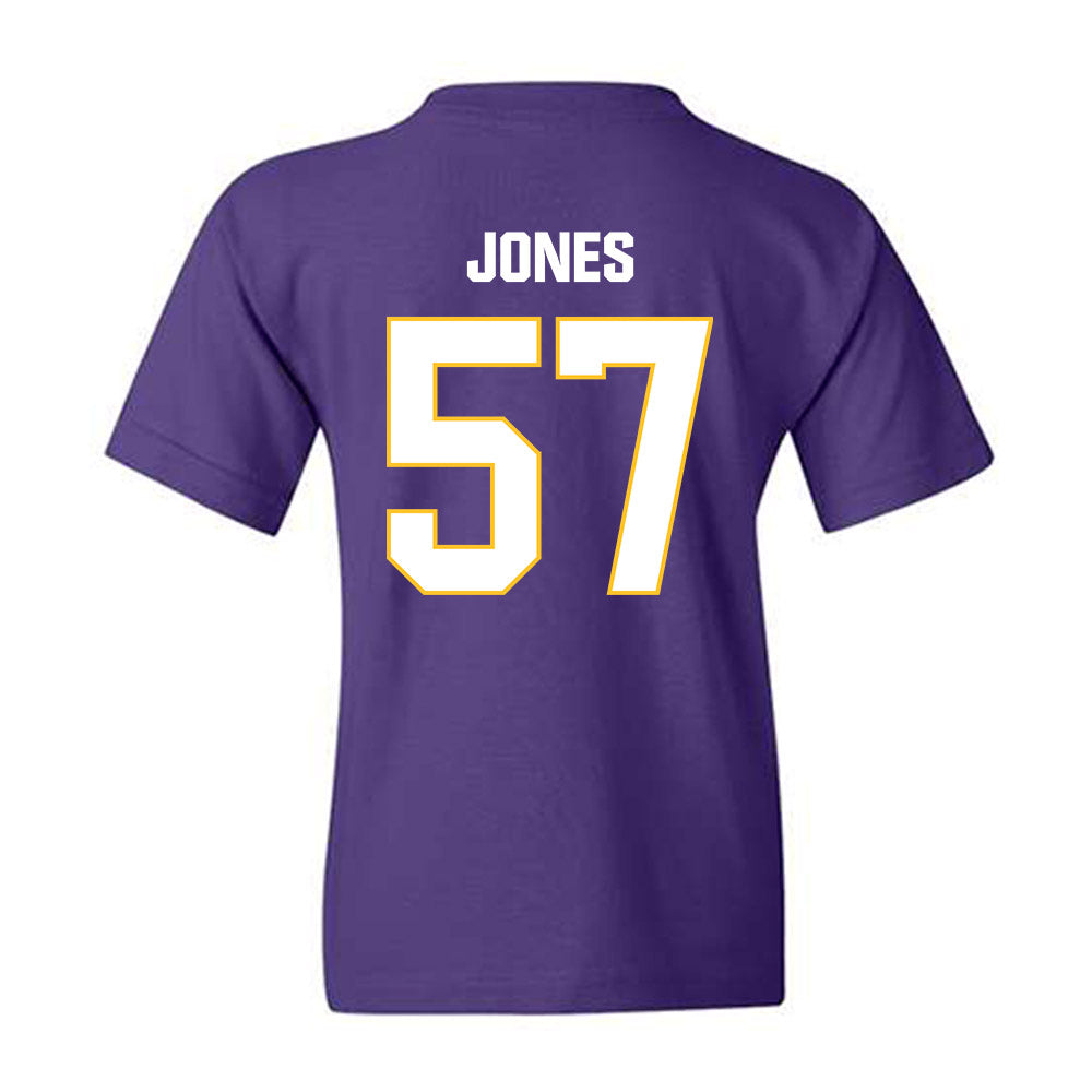 LSU - NCAA Football : Jakolby Jones - Classic Shersey Youth T-Shirt-1