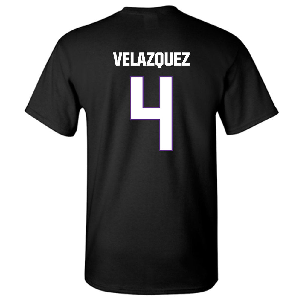 LSU - NCAA Baseball : Diego Velazquez - Classic Shersey T-Shirt-1