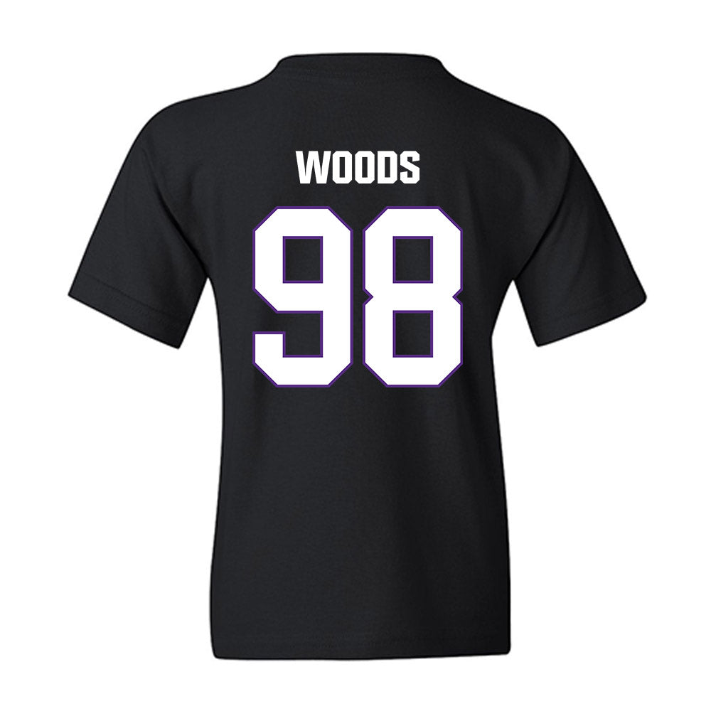 LSU - NCAA Football : Achilles Woods - Classic Shersey Youth T-Shirt-1