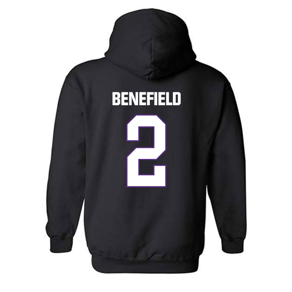 LSU - NCAA Football : Ty Benefield - Classic Shersey Hooded Sweatshirt-1