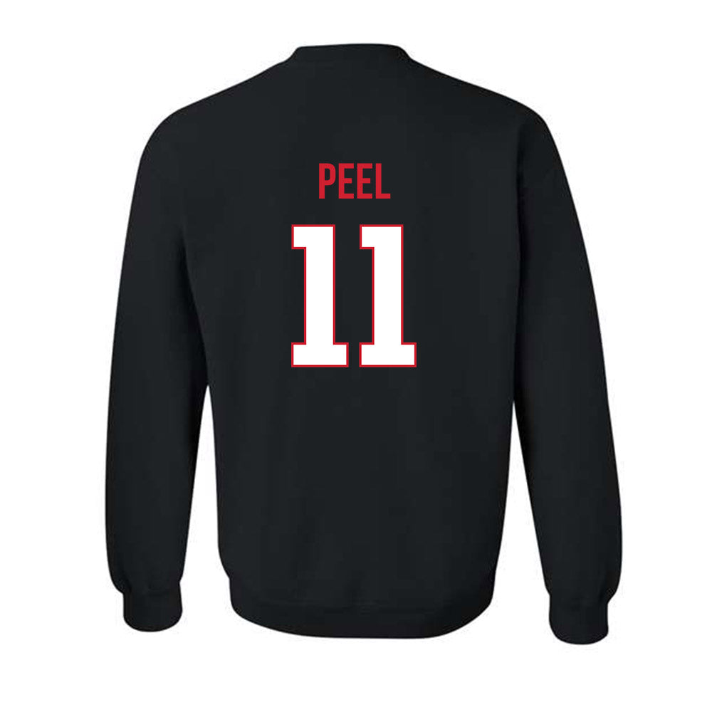Rutgers - NCAA Baseball : Nolan Peel - Replica Shersey Crewneck Sweatshirt-1