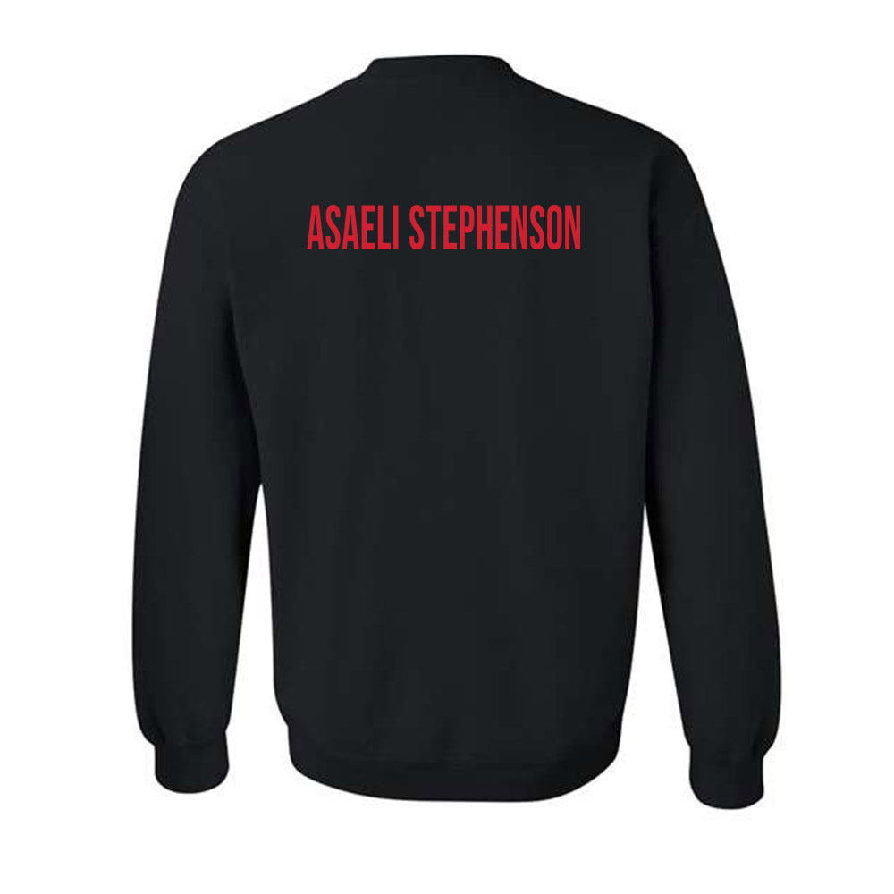 Rutgers - NCAA Football : Ian Asaeli Stephenson - Replica Shersey Crewneck Sweatshirt-1