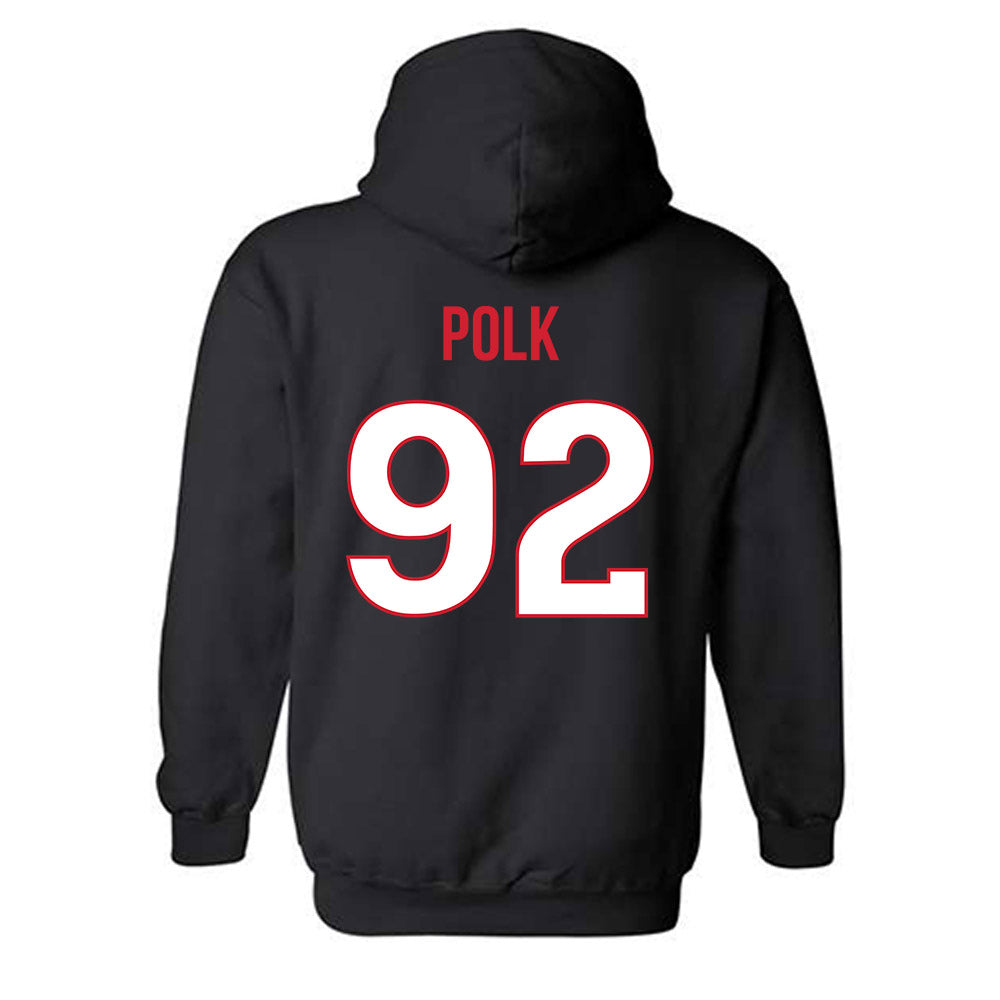 Rutgers - NCAA Football : Jermaine Polk - Replica Shersey Hooded Sweatshirt-1