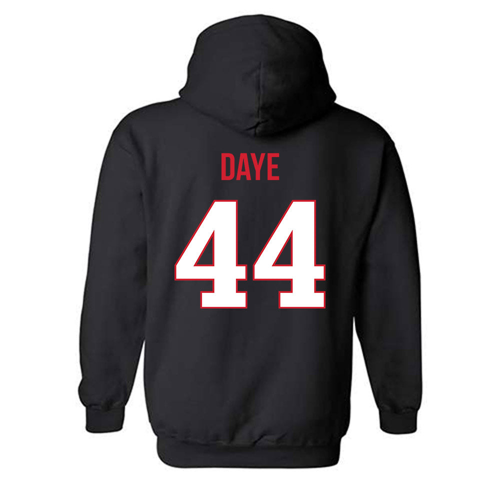 Rutgers - NCAA Women's Basketball : Tara Daye - Replica Shersey Hooded Sweatshirt-1