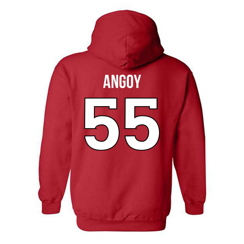 Rutgers - NCAA Football : Zaire Angoy - Replica Shersey Hooded Sweatshirt-1