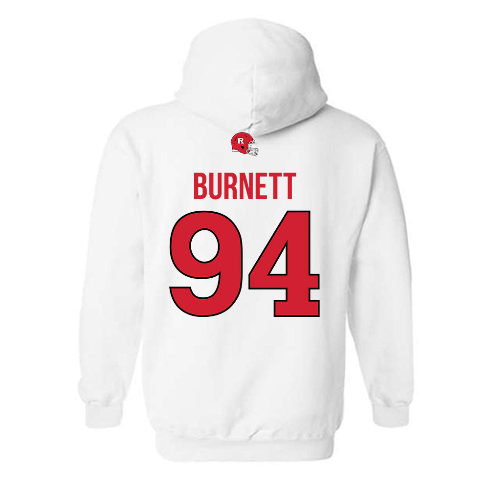 Rutgers - NCAA Football : Jdan Burnett - Classic Shersey Hooded Sweatshirt-1