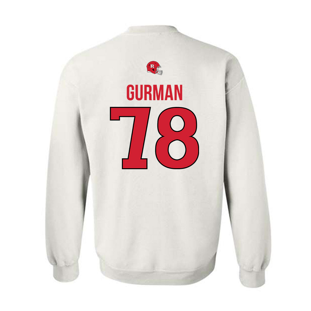 Rutgers - NCAA Football : Miron Gurman - Classic Shersey Crewneck Sweatshirt-1