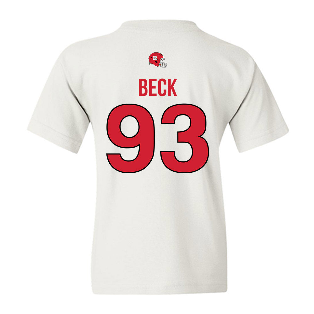 Rutgers - NCAA Football : Reece Beck - Classic Shersey Youth T-Shirt-1
