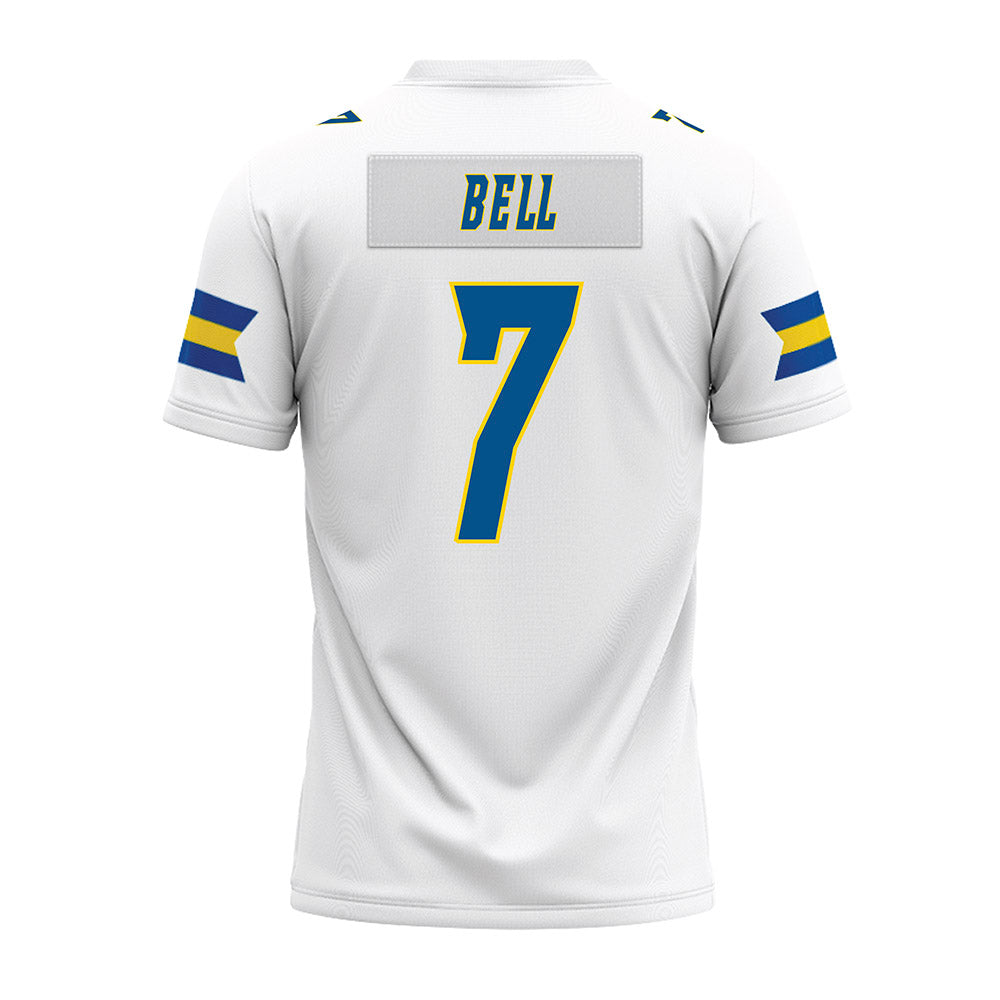Delaware - NCAA Football : Tyler Bell - White Premium Football Jersey-1