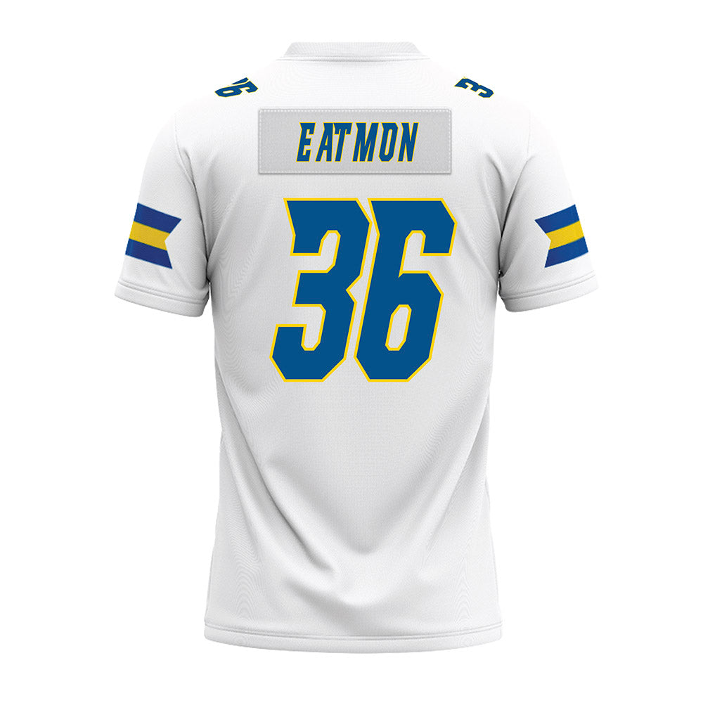 Delaware - NCAA Football : Nasir Eatmon - White Premium Football Jersey-1