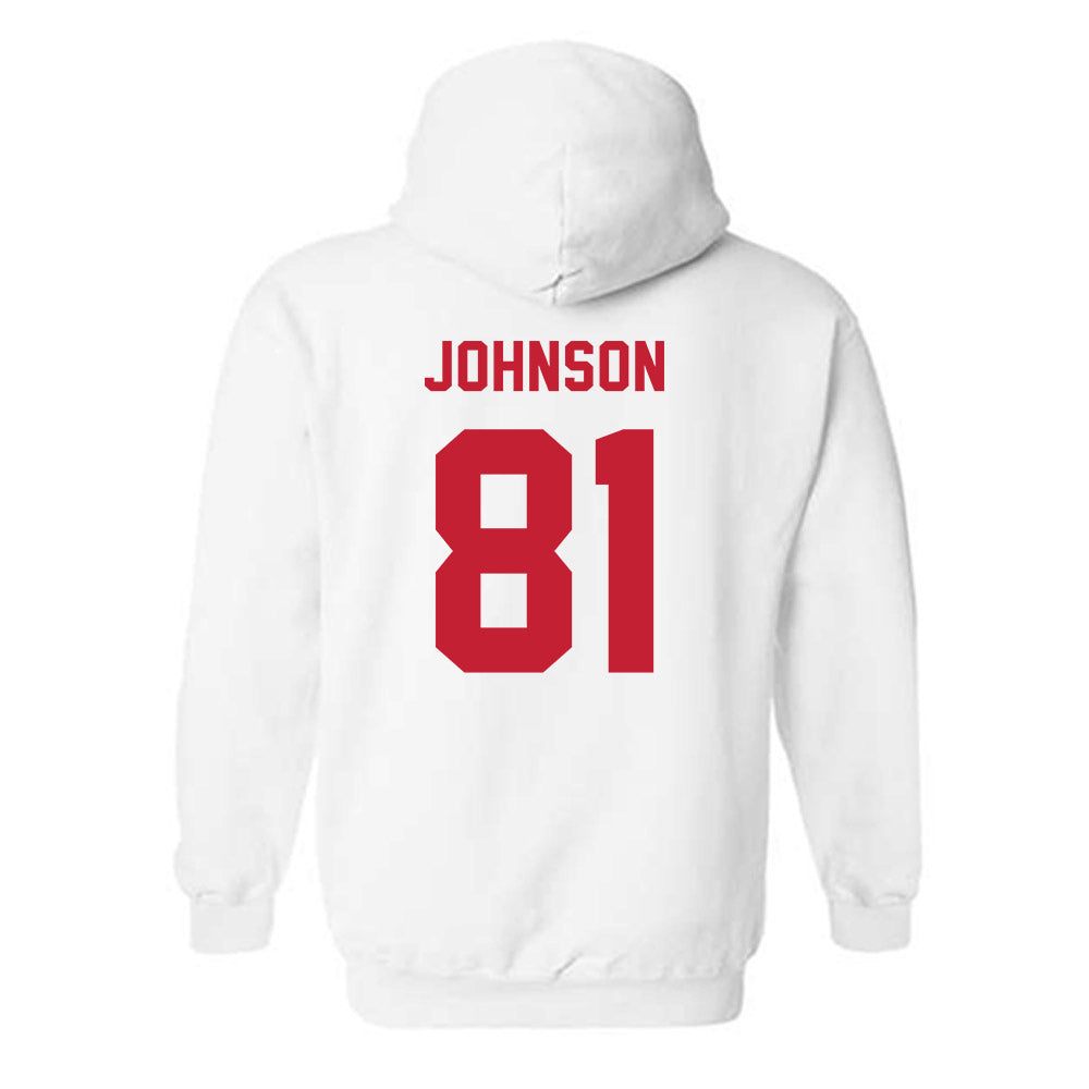 Montclair State - NCAA Football : Brandon Johnson - Classic Shersey Hooded Sweatshirt-1