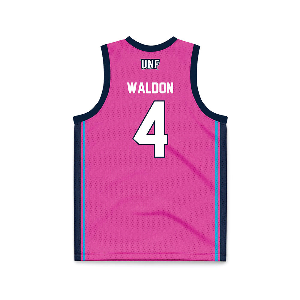 UNF - NCAA Women's Basketball : Alonya Waldon - Pink Basketball Jersey-1