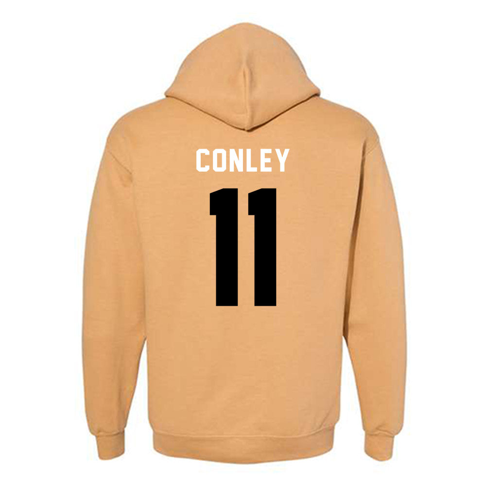 Emporia - NCAA Men's Basketball : Devin Conley - Classic Shersey Hooded Sweatshirt-1