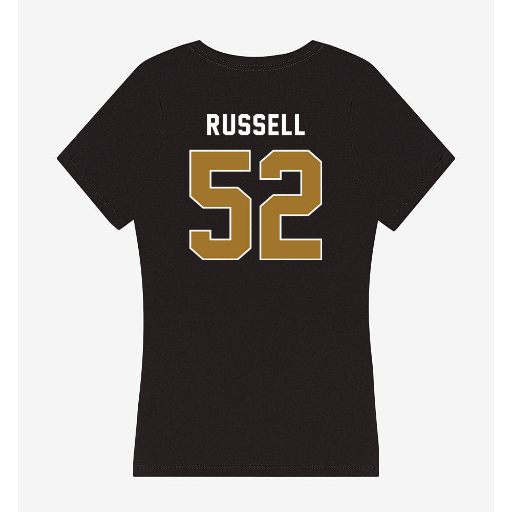 Emporia - NCAA Football : Marte Russell - Classic Shersey Women's V-Neck T-Shirt-1