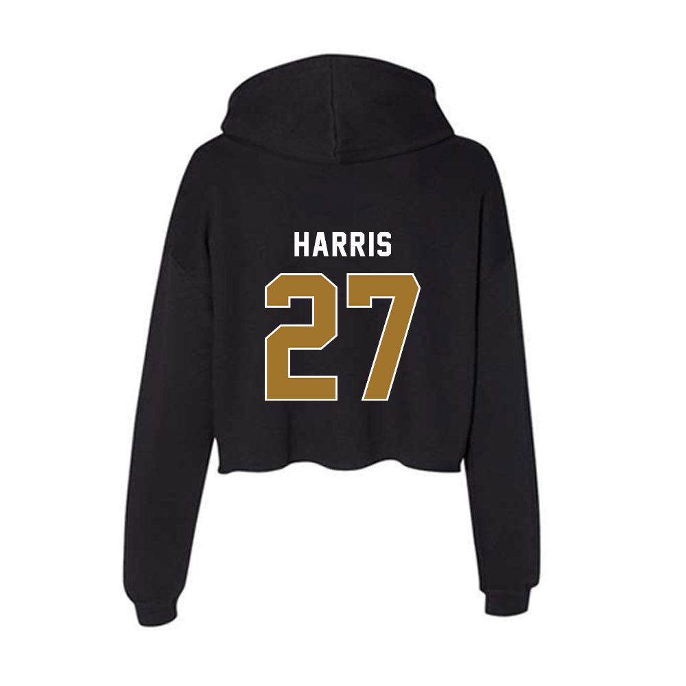 Emporia - NCAA Football : Jordyn Harris - Classic Shersey Women's Crop Fleece Hoodie-1