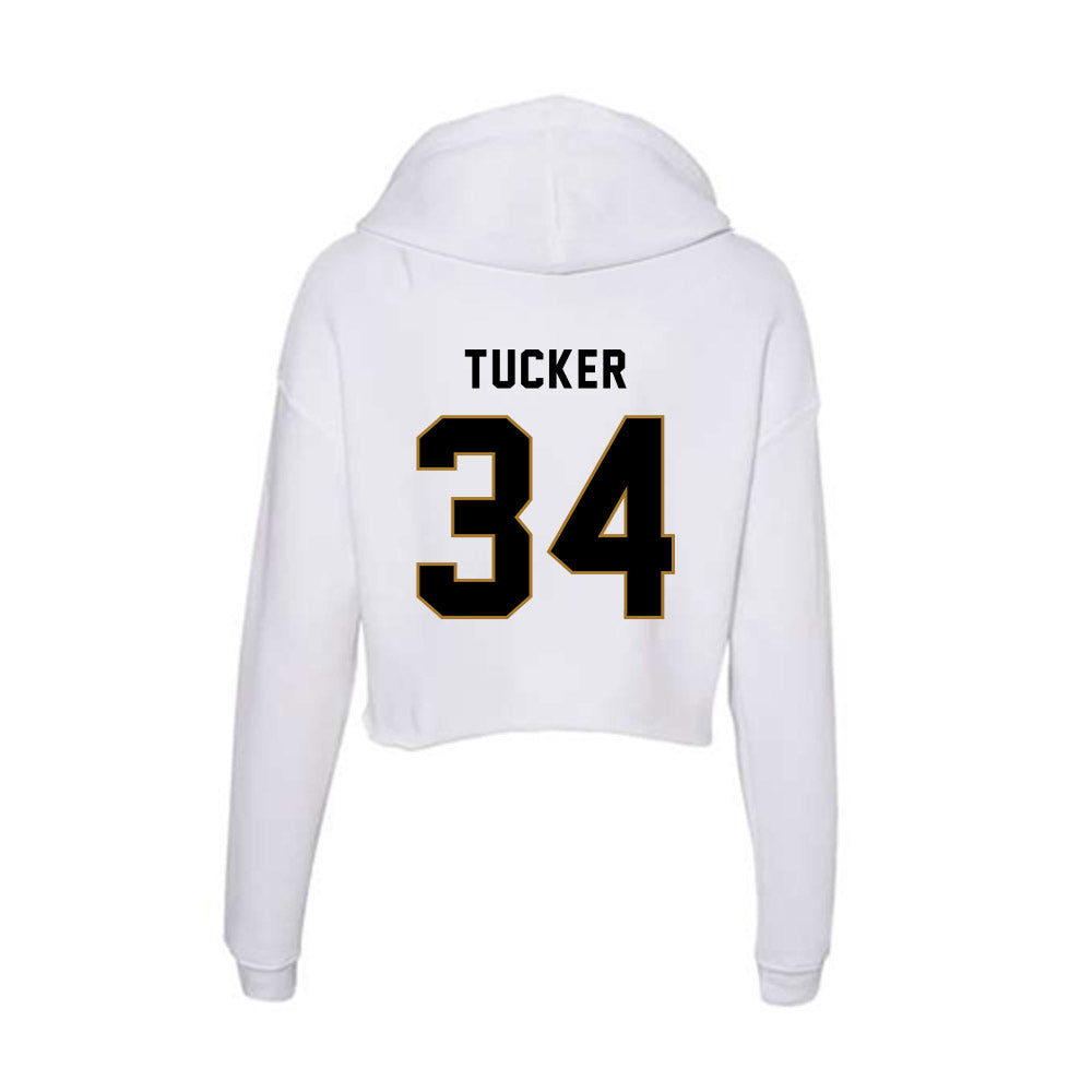 Emporia - NCAA Football : Jake Tucker - Classic Shersey Women's Crop Fleece Hoodie-1