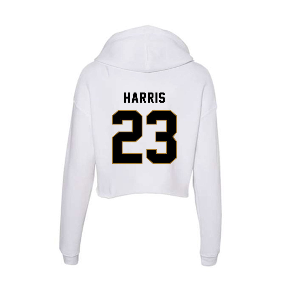 Emporia - NCAA Men's Basketball : Chris Harris - Classic Shersey Women's Crop Fleece Hoodie-1