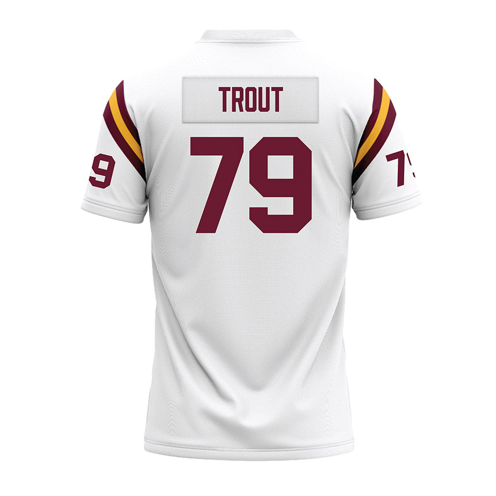 Minnesota - NCAA Football : Andrew Trout - 1960 White Premium Football Jersey-1