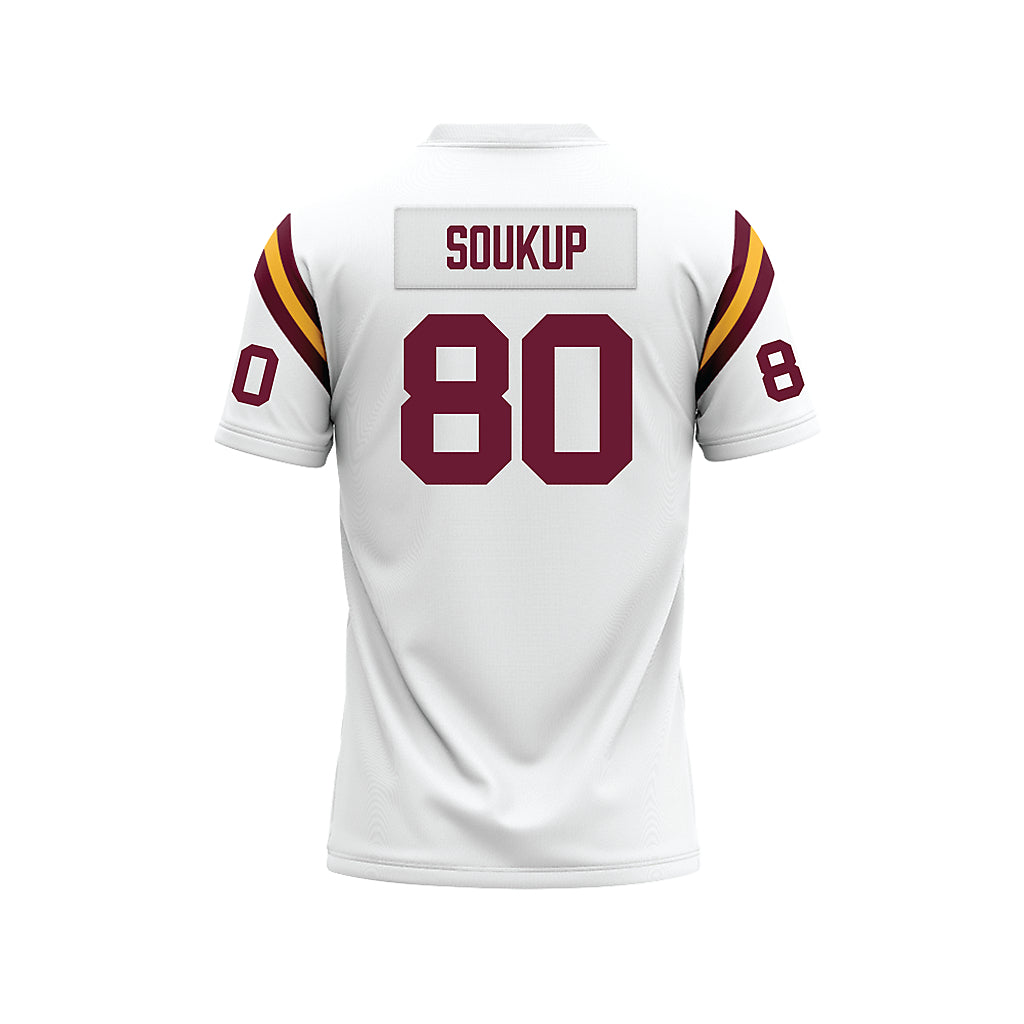 Minnesota - NCAA Football : Alan Soukup - 1960 White Premium Football Jersey-1