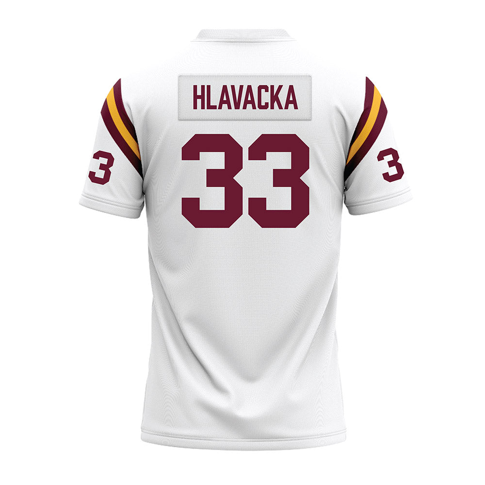 Minnesota - NCAA Football : Rhett Hlavacka - 1960 White Premium Football Jersey-1