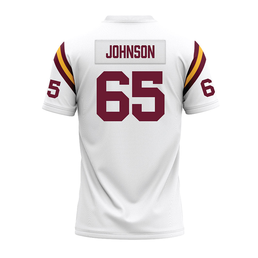 Minnesota - NCAA Football : Greg Johnson - 1960 White Premium Football Jersey-1