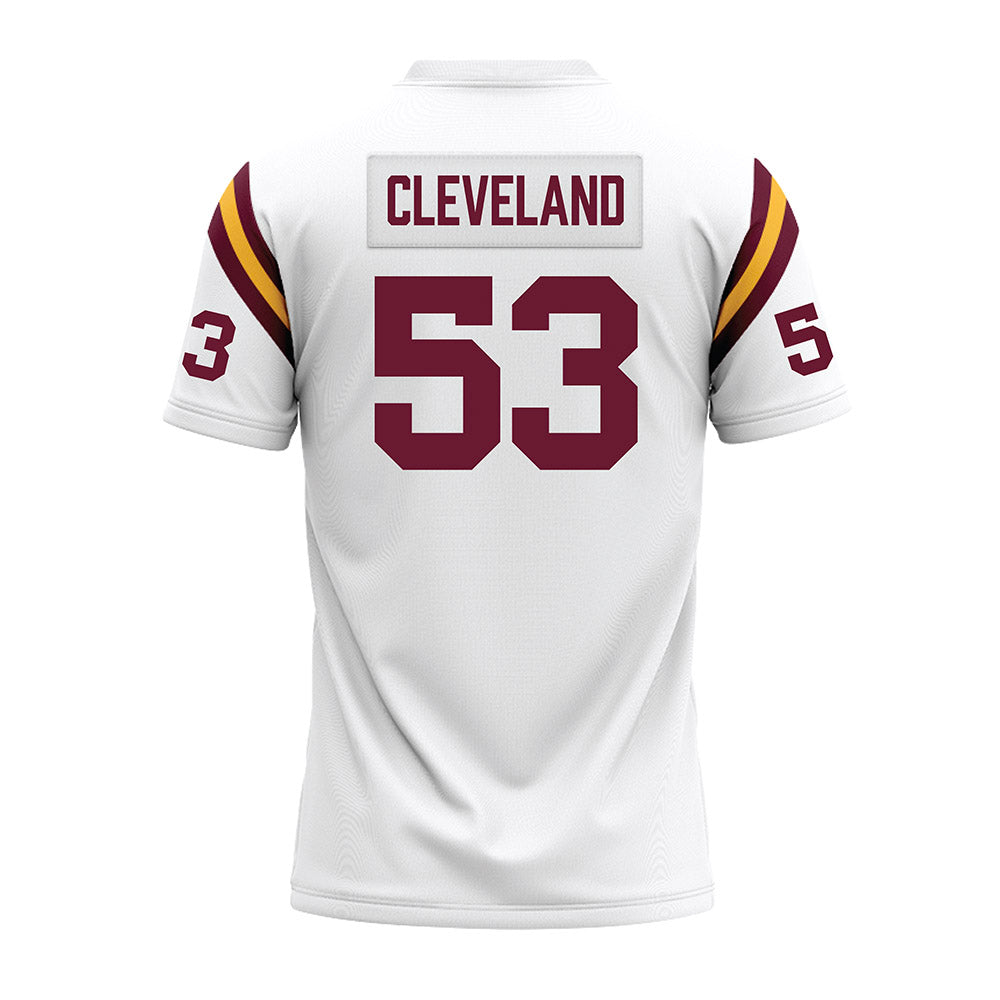 Minnesota - NCAA Football : Nate Cleveland - 1960 White Premium Football Jersey-1
