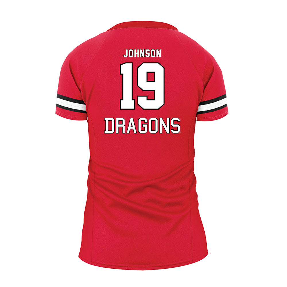 MSUM - NCAA Women's Volleyball : Annaka Johnson - Red Volleyball Jersey-1