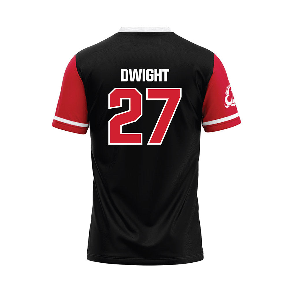 MSUM - NCAA Softball : Janika Dwight - Black Baseball Jersey-1