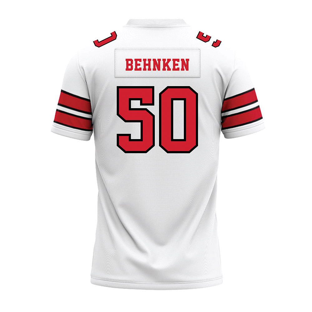 MSUM - NCAA Football : Tyrese Behnken - White Premium Football Jersey-1