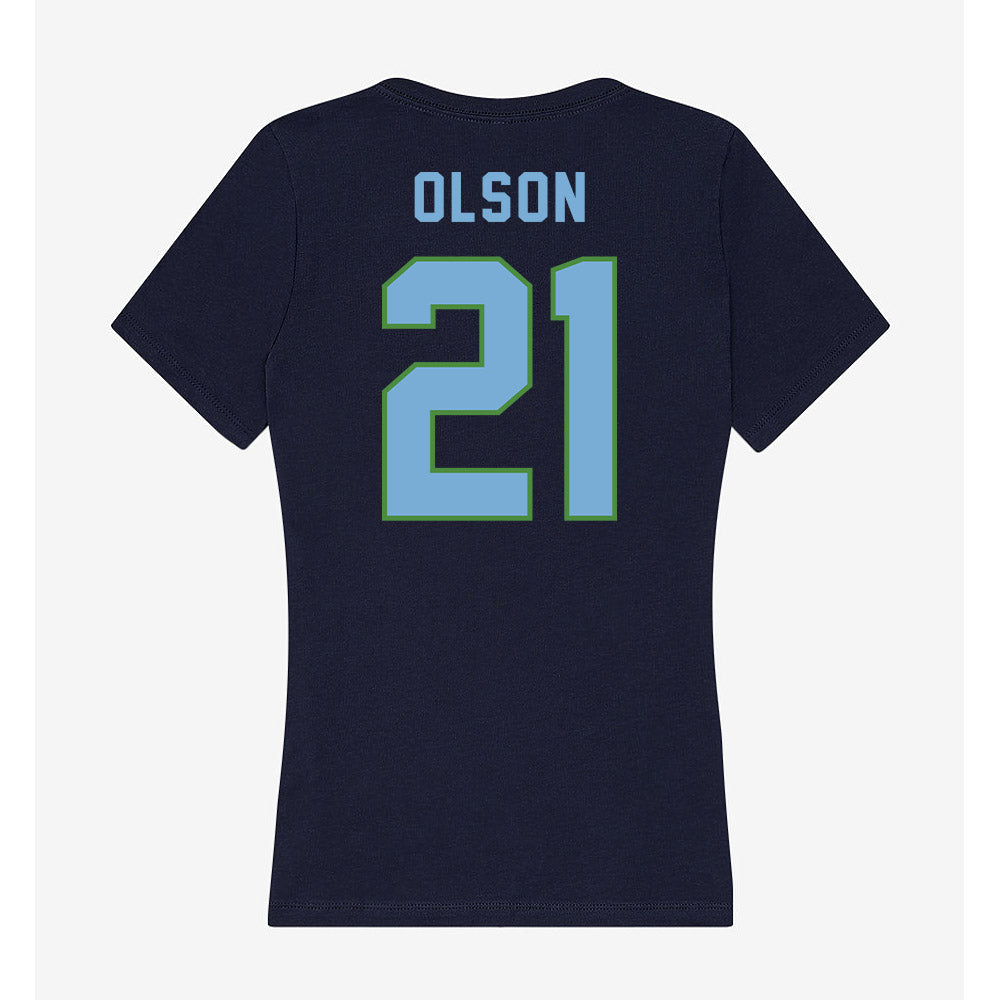 CSU Monterey Bay - NCAA Women's Volleyball : Piper Olson - Classic Shersey Women's V-Neck T-Shirt-1