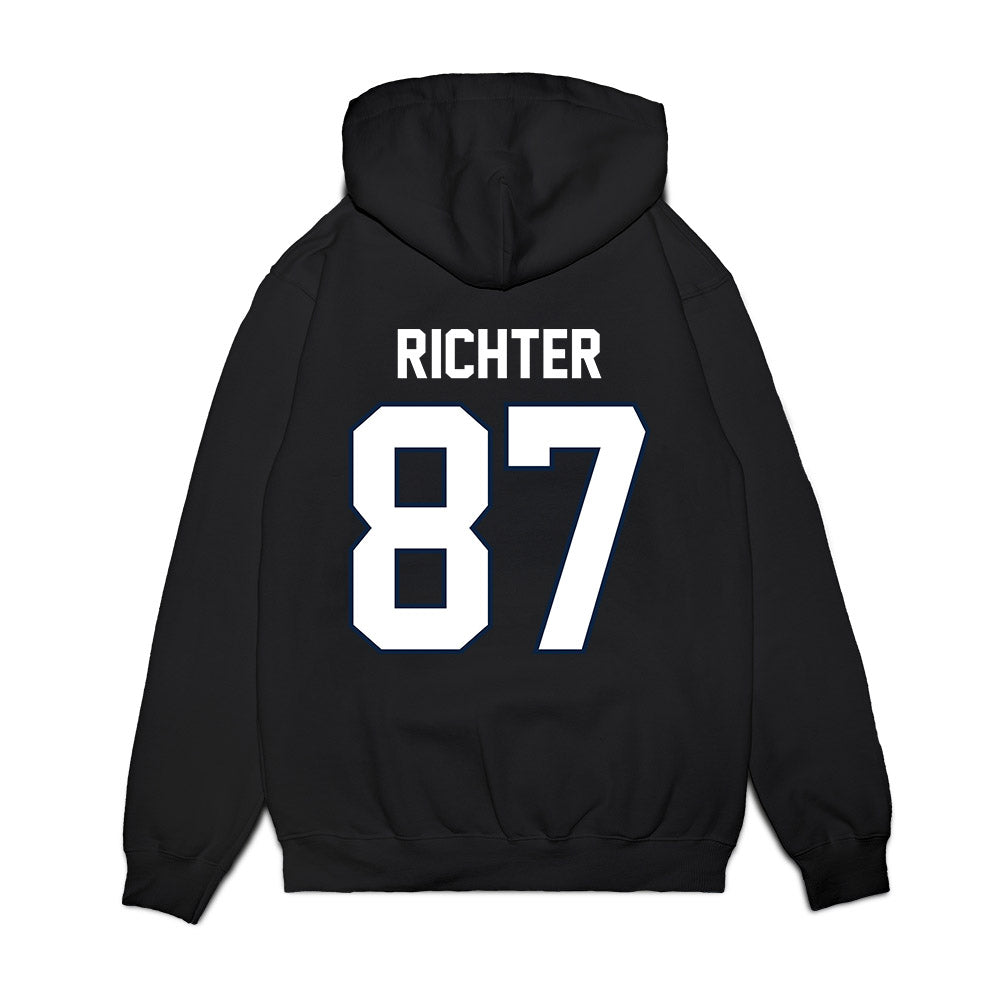 UConn - NCAA Football : Clemens Richter - Vintage Helmet Premium Hooded Sweatshirt-1