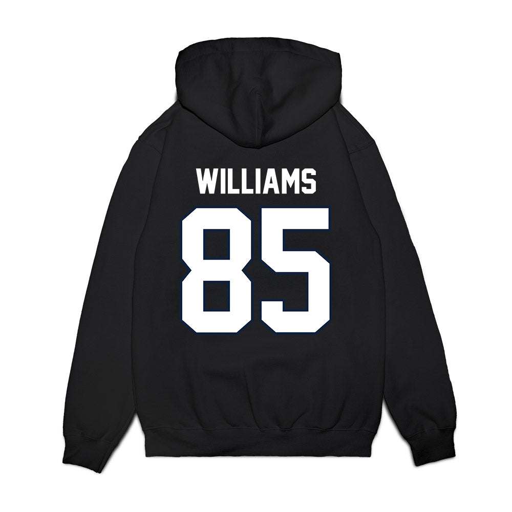 UConn - NCAA Football : Teddy Williams - Vintage Helmet Premium Hooded Sweatshirt-1