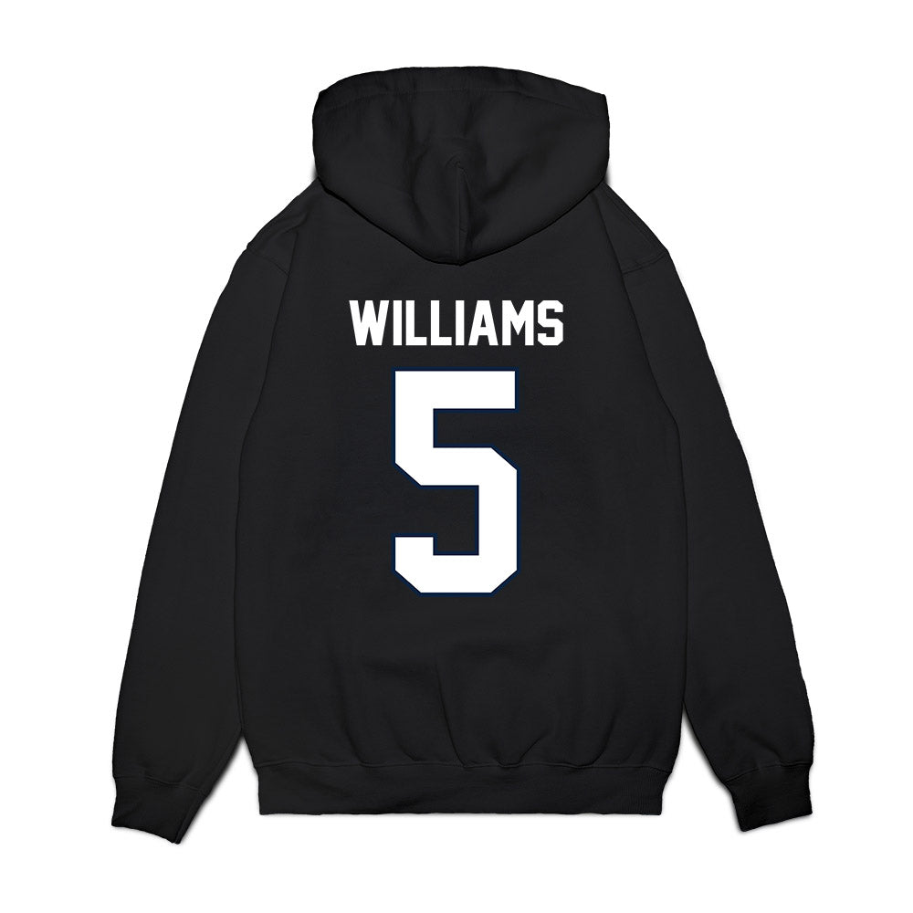 UConn - NCAA Football : Rickey Williams - Vintage Helmet Premium Hooded Sweatshirt-1