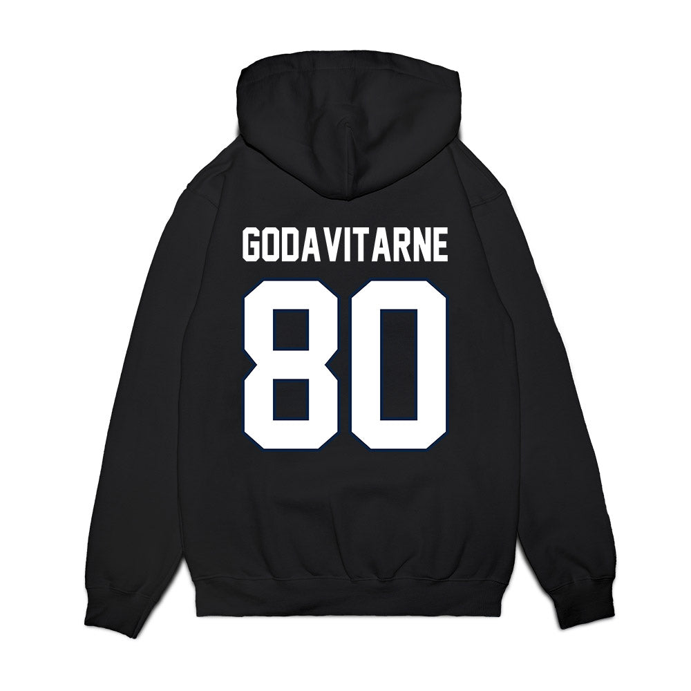 UConn - NCAA Football : Alex Godavitarne - Vintage Helmet Premium Hooded Sweatshirt-1