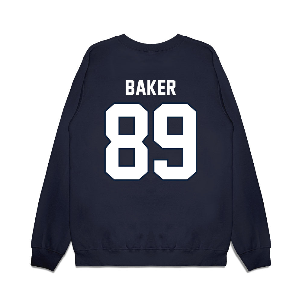 UConn - NCAA Football : Mike Baker - Vintage Helmet Premium Crewneck Sweatshirt-1