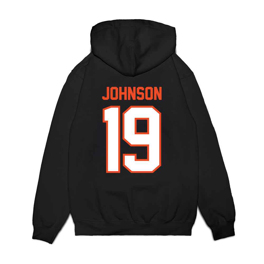 Auburn - NCAA Football : Jake Johnson - Vintage Helmet Premium Hooded Sweatshirt-1