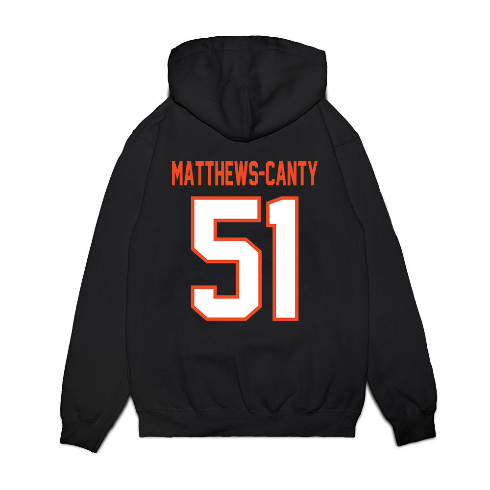 Auburn - NCAA Football : Michael Matthews-Canty - Vintage Helmet Premium Hooded Sweatshirt-1