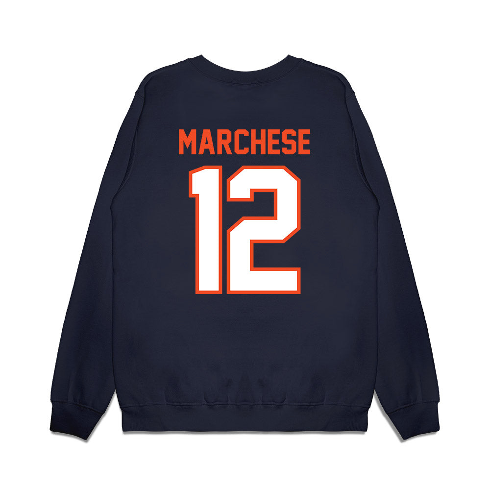 Auburn - NCAA Football : Brady Marchese - Vintage Helmet Premium Crewneck Sweatshirt-1
