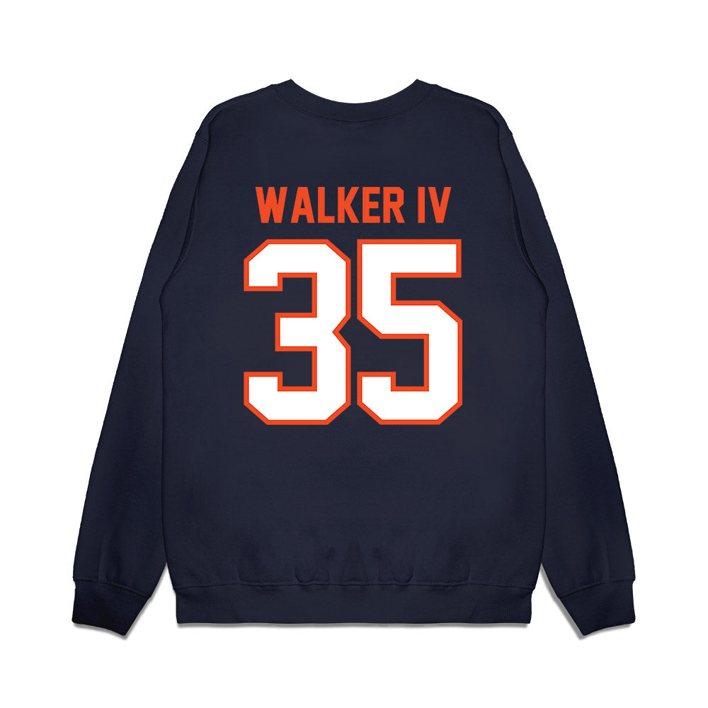 Auburn - NCAA Football : Dallas Walker IV - Vintage Helmet Premium Crewneck Sweatshirt-1