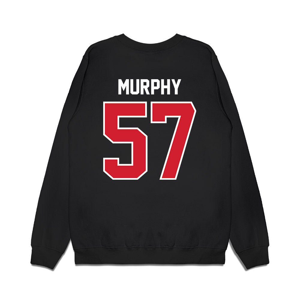 Nebraska - NCAA Football : Ashton Murphy - Vintage Helmet Premium Crewneck Sweatshirt-1