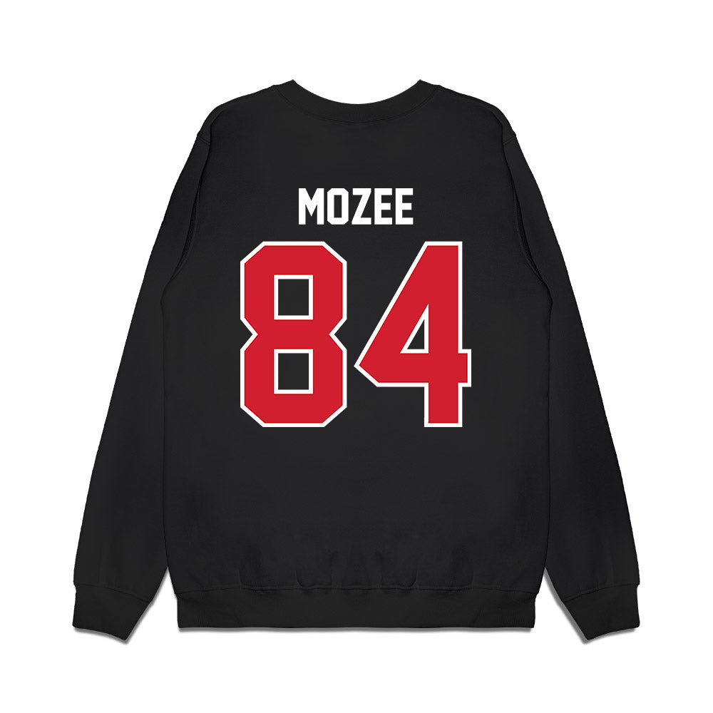 Nebraska - NCAA Football : Isaiah Mozee - Vintage Helmet Premium Crewneck Sweatshirt-1