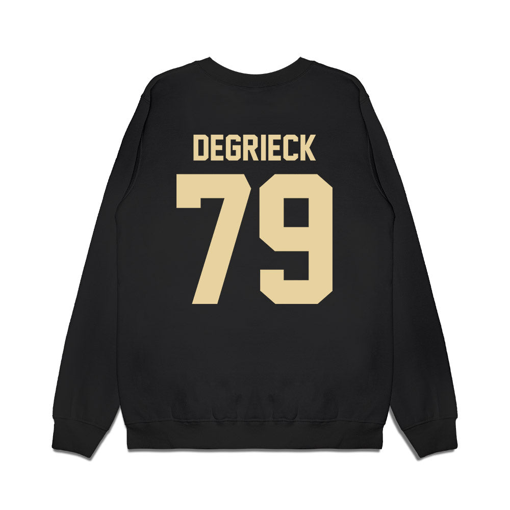 Boston College - NCAA Football : Alex Degrieck - Vintage Helmet Premium Crewneck Sweatshirt-1