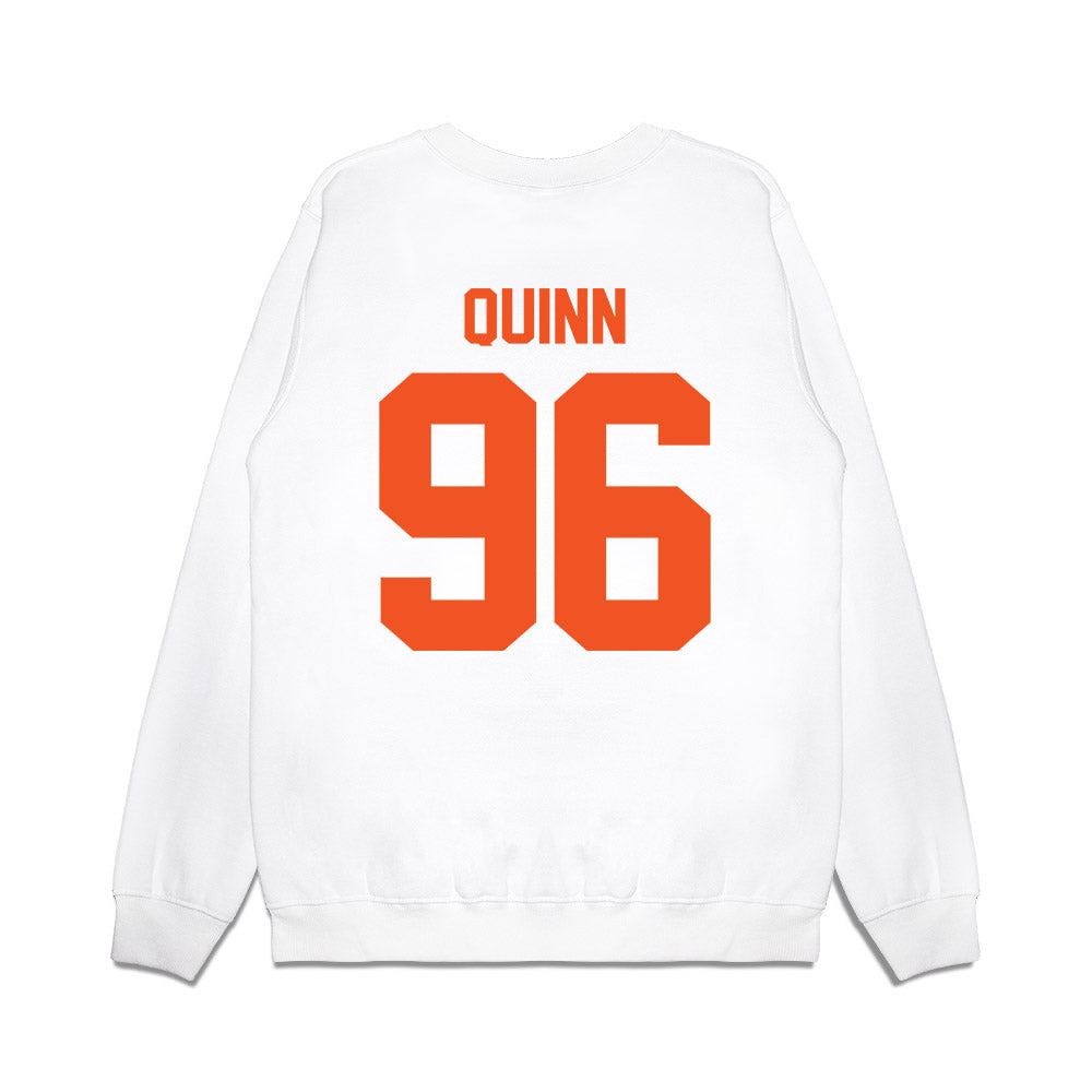 Oklahoma State - NCAA Football : Joey Quinn - Vintage Helmet Premium Crewneck Sweatshirt-1