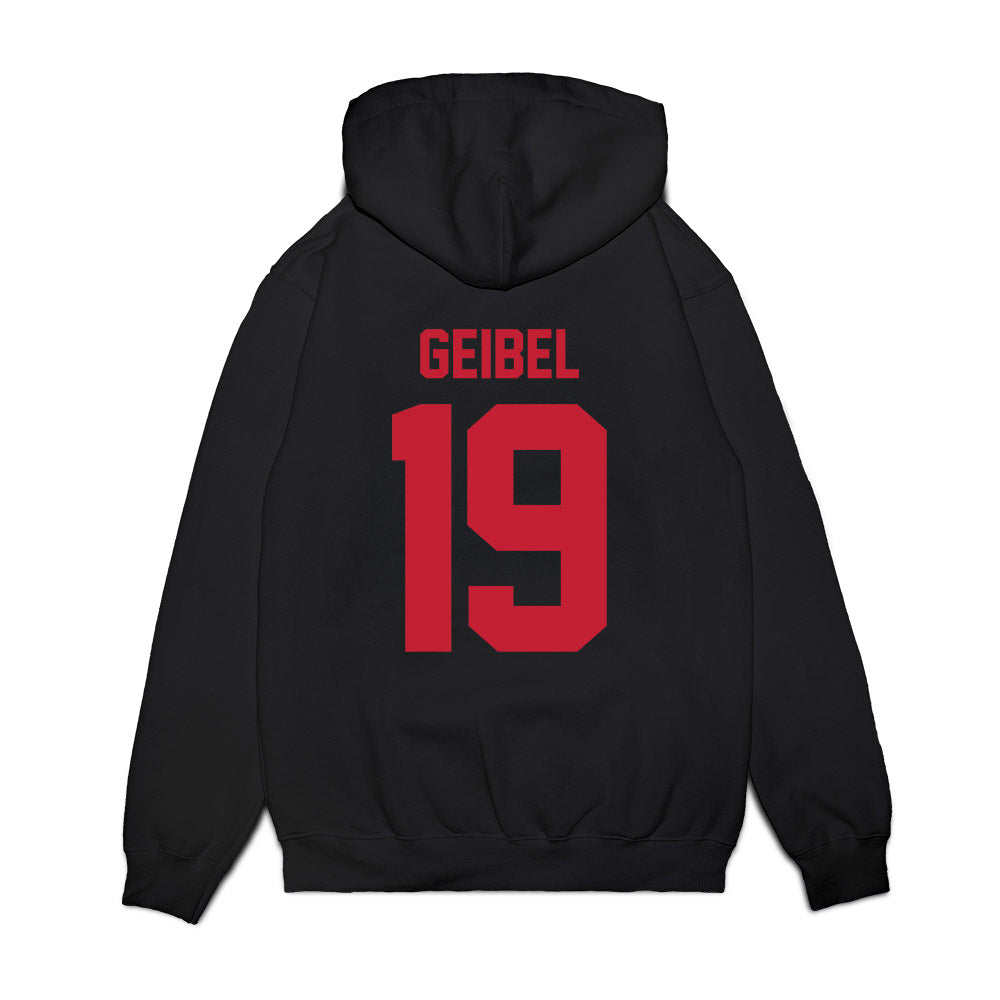 Ohio State - NCAA Football : Brady Geibel - Vintage Helmet Premium Hooded Sweatshirt-1