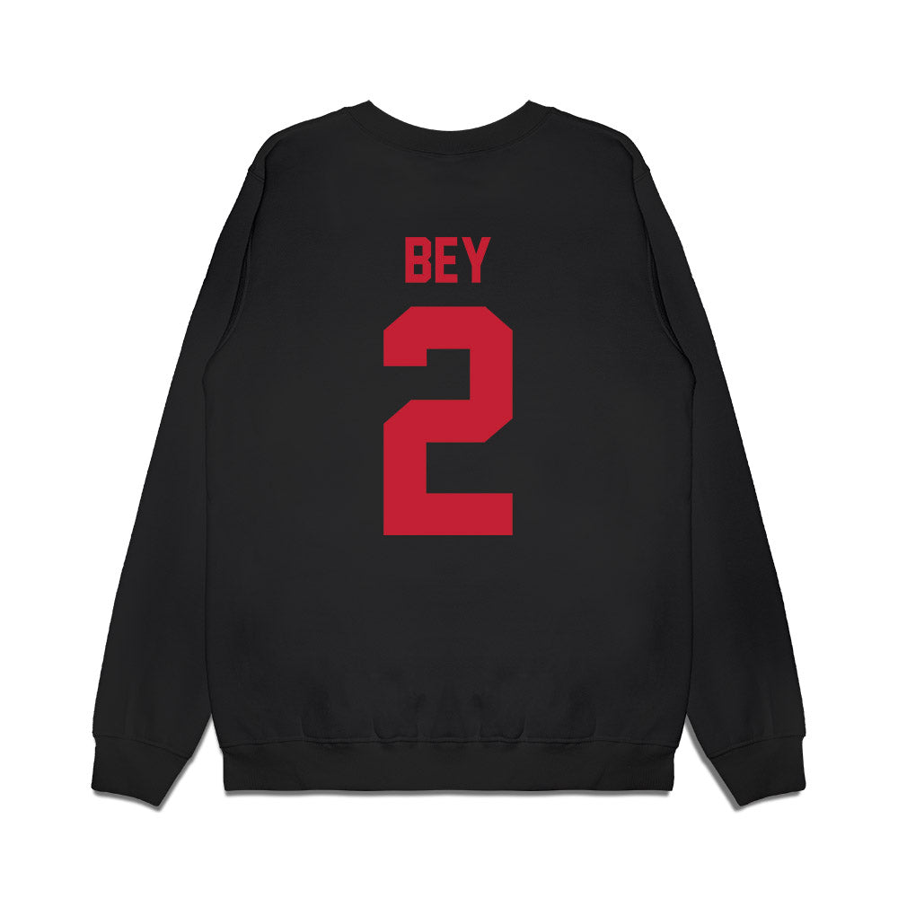 Ohio State - NCAA Football : Legend Bey - Vintage Helmet Premium Crewneck Sweatshirt-1