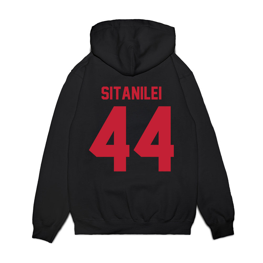 Ohio State - NCAA Football : Epi Sitanilei - Vintage Helmet Premium Hooded Sweatshirt-1