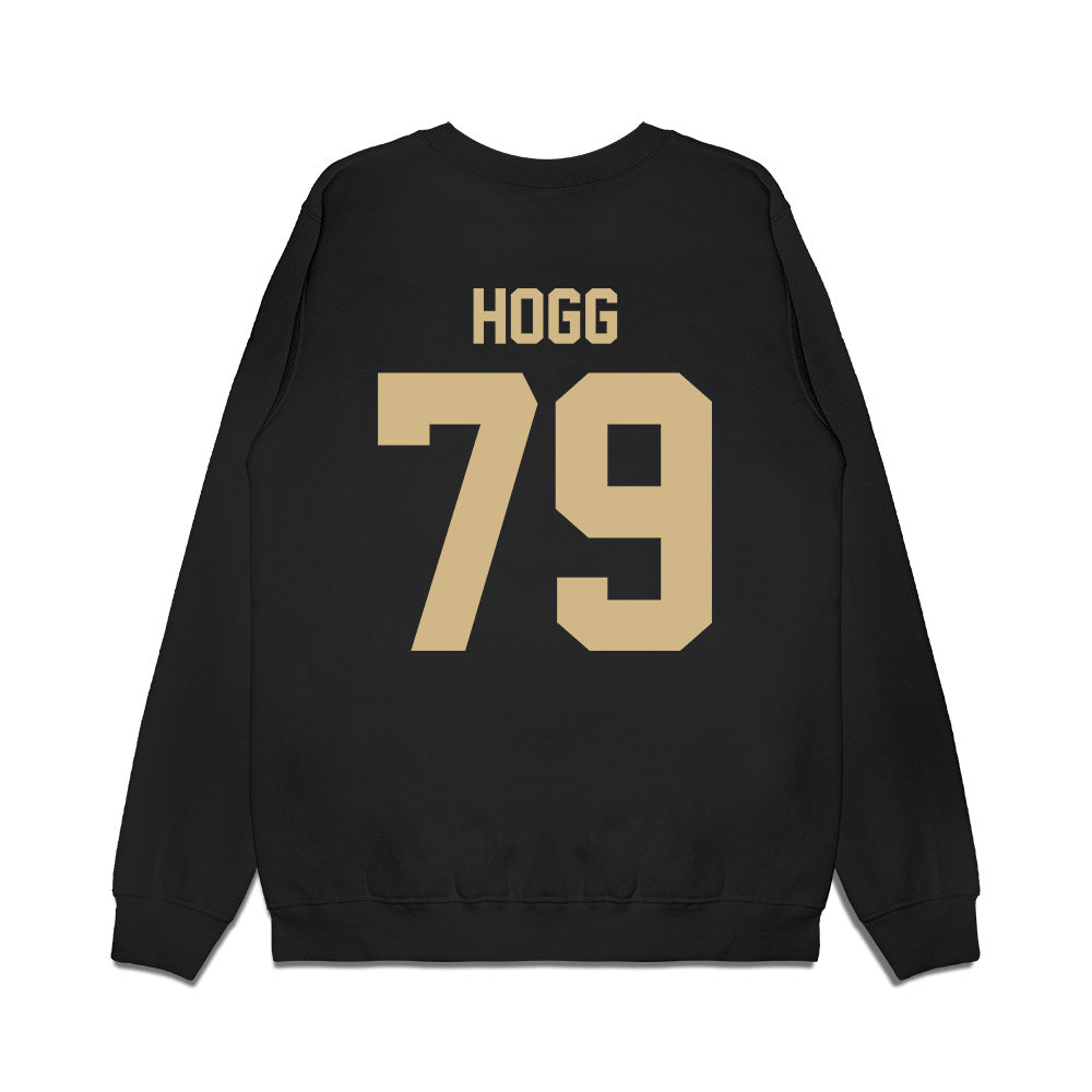 Wake Forest - NCAA Football : Langston Hogg - Vintage Helmet Premium Crewneck Sweatshirt-1
