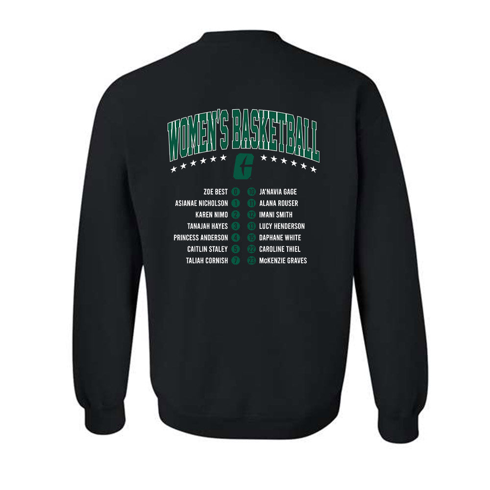 UNC Charlotte - NCAA Women's Basketball : Roster Shirt Crewneck Sweatshirt-1